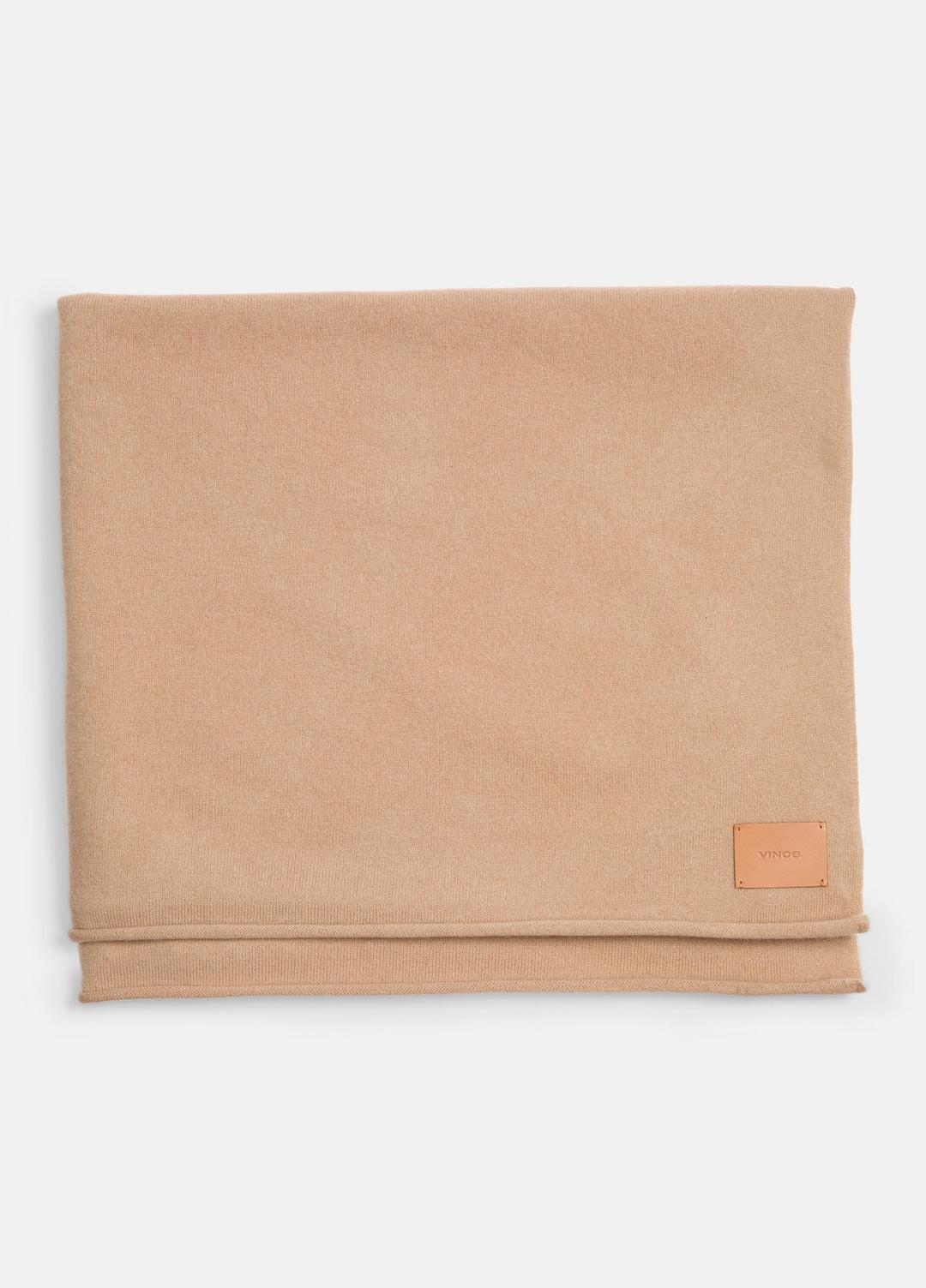 Plush Cashmere Blanket Wrap in Scarves & Hats CAMEL | VINCE Women