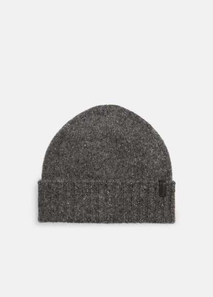 Donegal Cashmere Jersey Beanie in Scarves & Hats CHARCOAL | VINCE Women