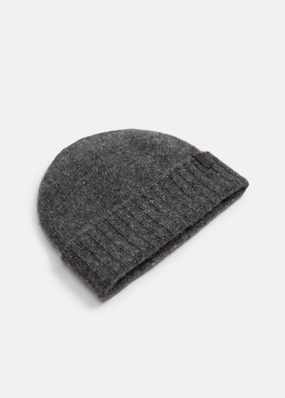 Donegal Cashmere Jersey Beanie in Scarves & Hats CHARCOAL | VINCE Women