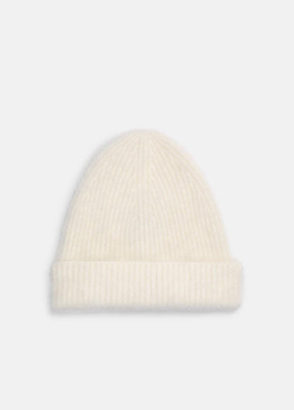 Brushed Cashmere Beanie in Scarves & Hats IVORY | VINCE Women