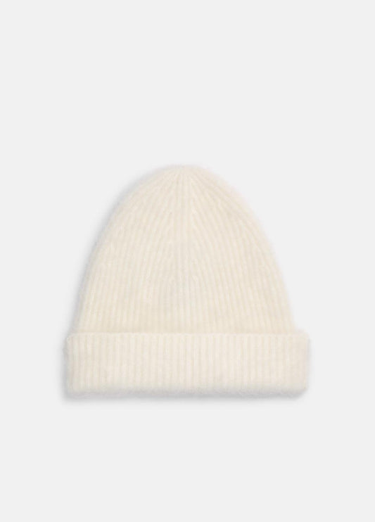 Brushed Cashmere Beanie in Scarves & Hats IVORY | VINCE Women
