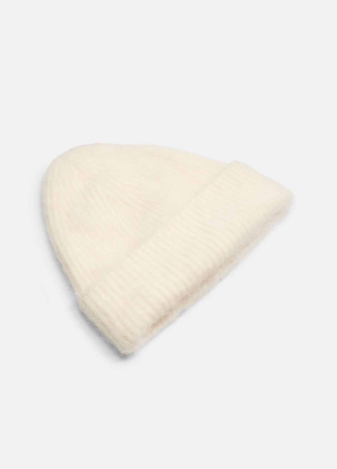 Brushed Cashmere Beanie in Scarves & Hats IVORY | VINCE Women