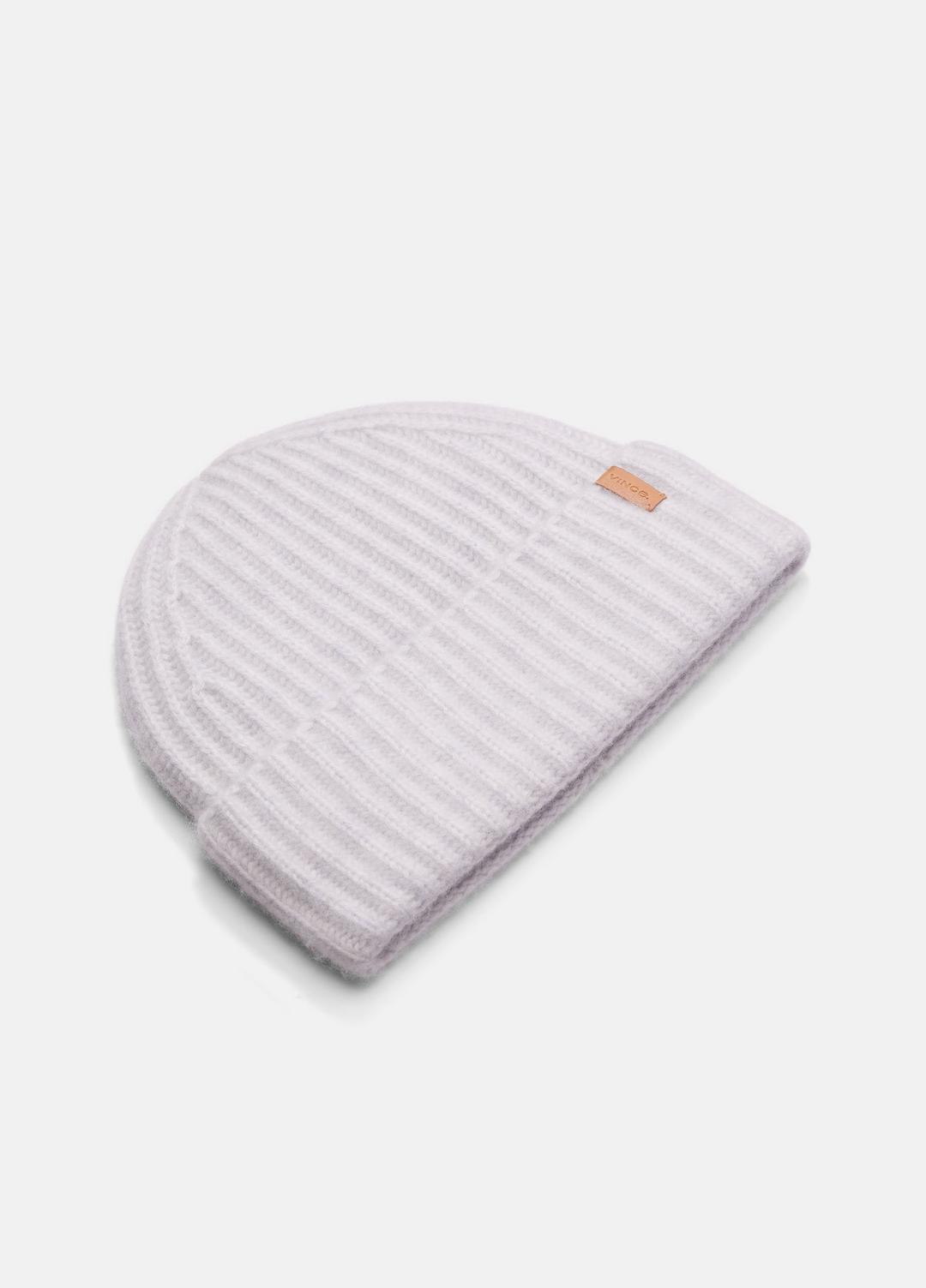 Plush Cashmere Chunky-Knit Beanie in Scarves & Hats GREY | VINCE Women