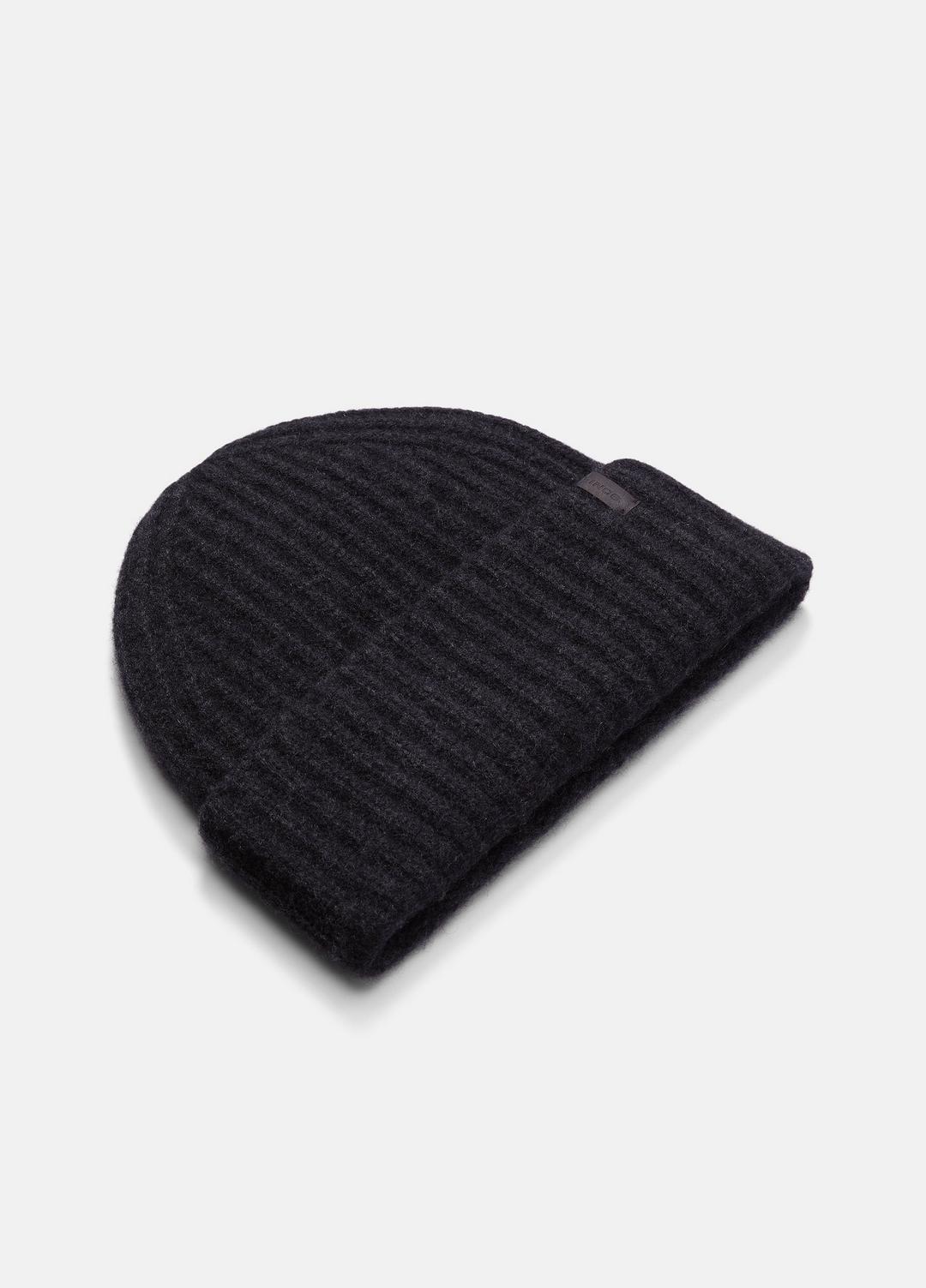 Plush Cashmere Chunky-Knit Beanie in Scarves & Hats H CHARCOAL | VINCE Women