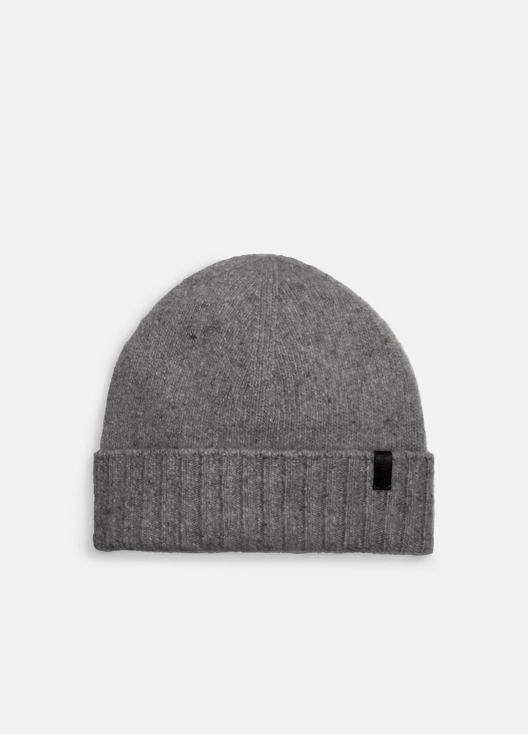 Donegal Cashmere Jersey Beanie in Scarves & Hats MEDIUM GREY | VINCE Women