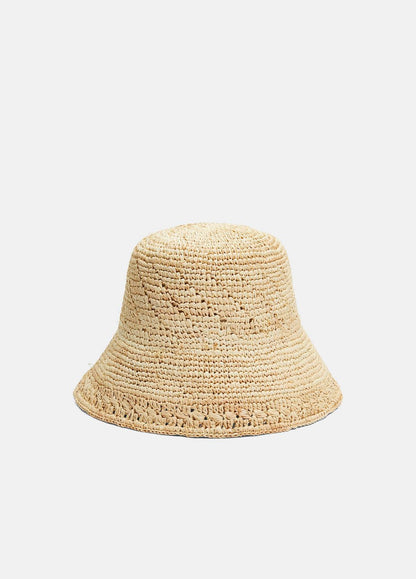 Straw Bucket Hat in Scarves & Hats NATURAL | VINCE Women