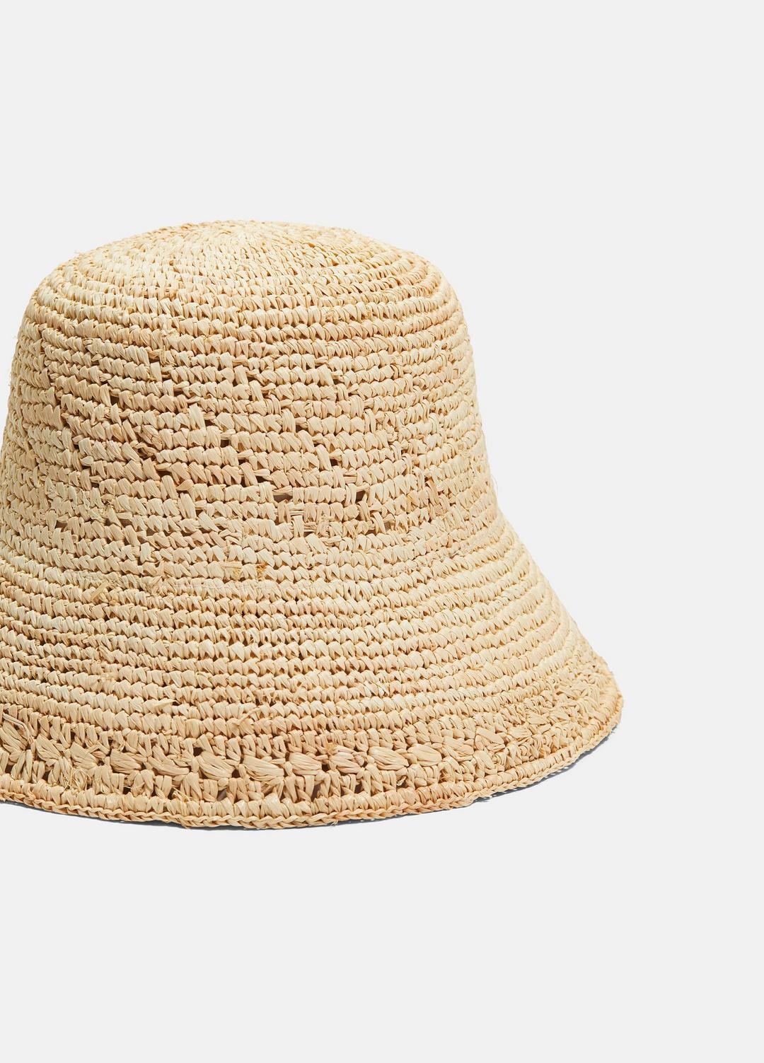 Straw Bucket Hat in Scarves & Hats NATURAL | VINCE Women