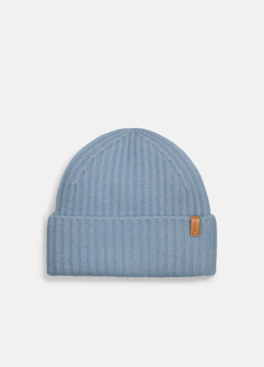 Plush Cashmere Chunky-Knit Beanie in Scarves & Hats AMALFI BLUE | VINCE Women