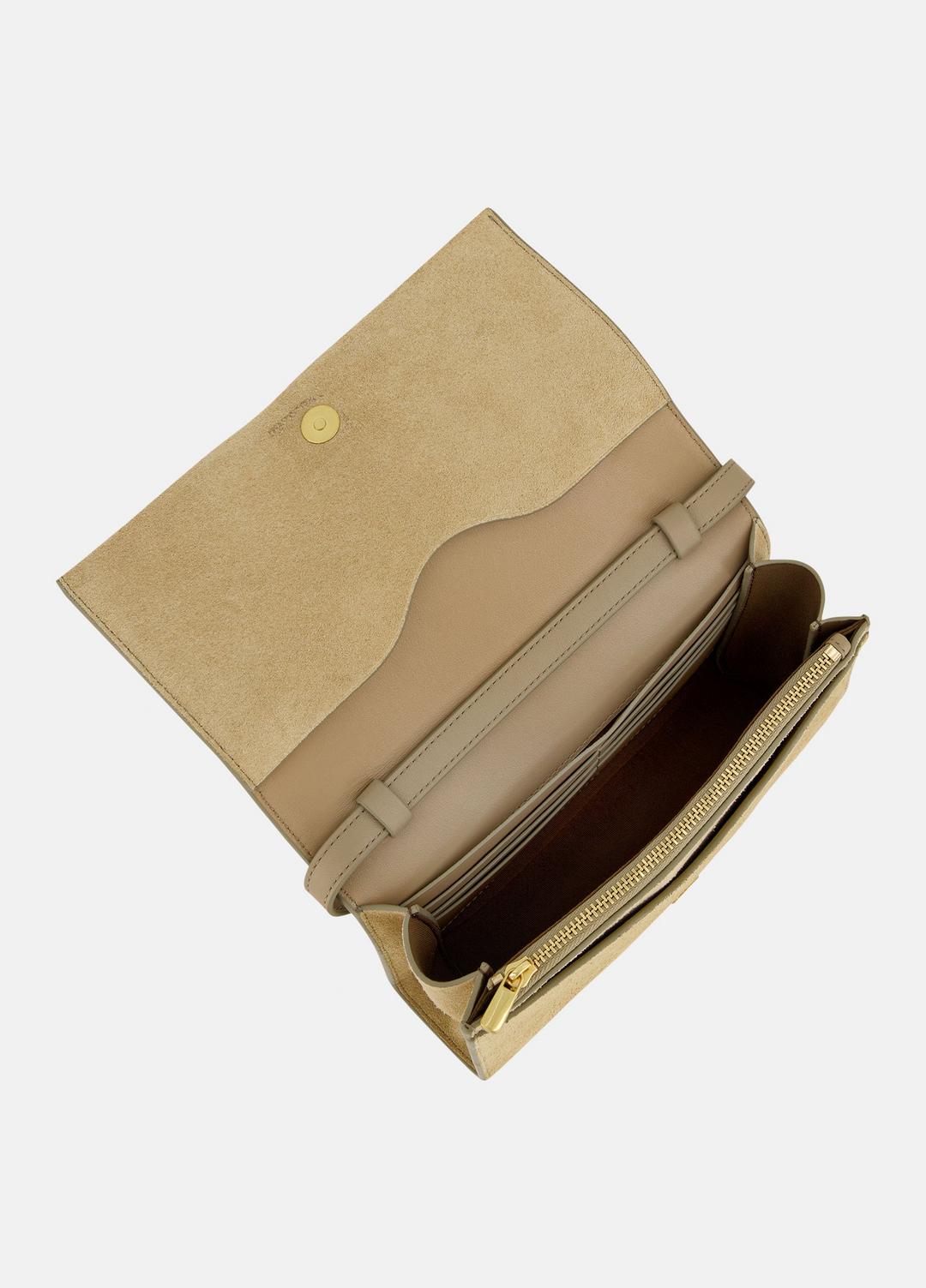 Suede Crossbody Wallet in Leather & Suede SANDTRAIL | VINCE Women