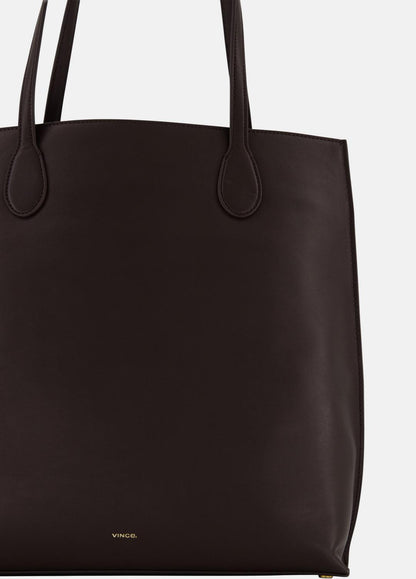 Athene Nappa Leather Tote in Handbags CACAO | VINCE Women