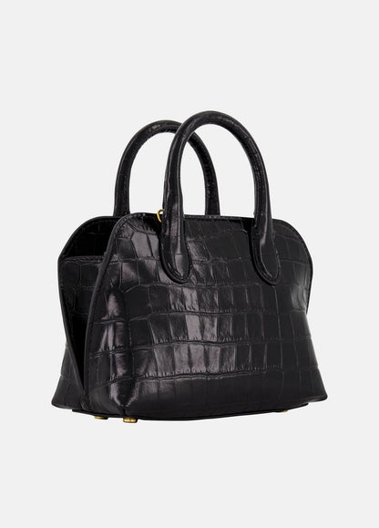 Delphine Croc-Embossed Leather Mini Bag in Matching Sets BLACK | VINCE Women
