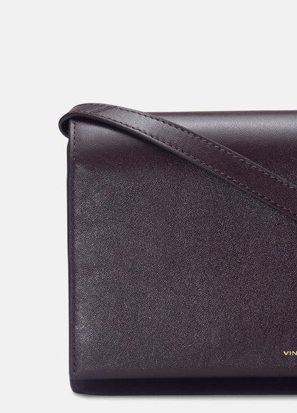Leather Crossbody Wallet in Handbags FIG | VINCE Women