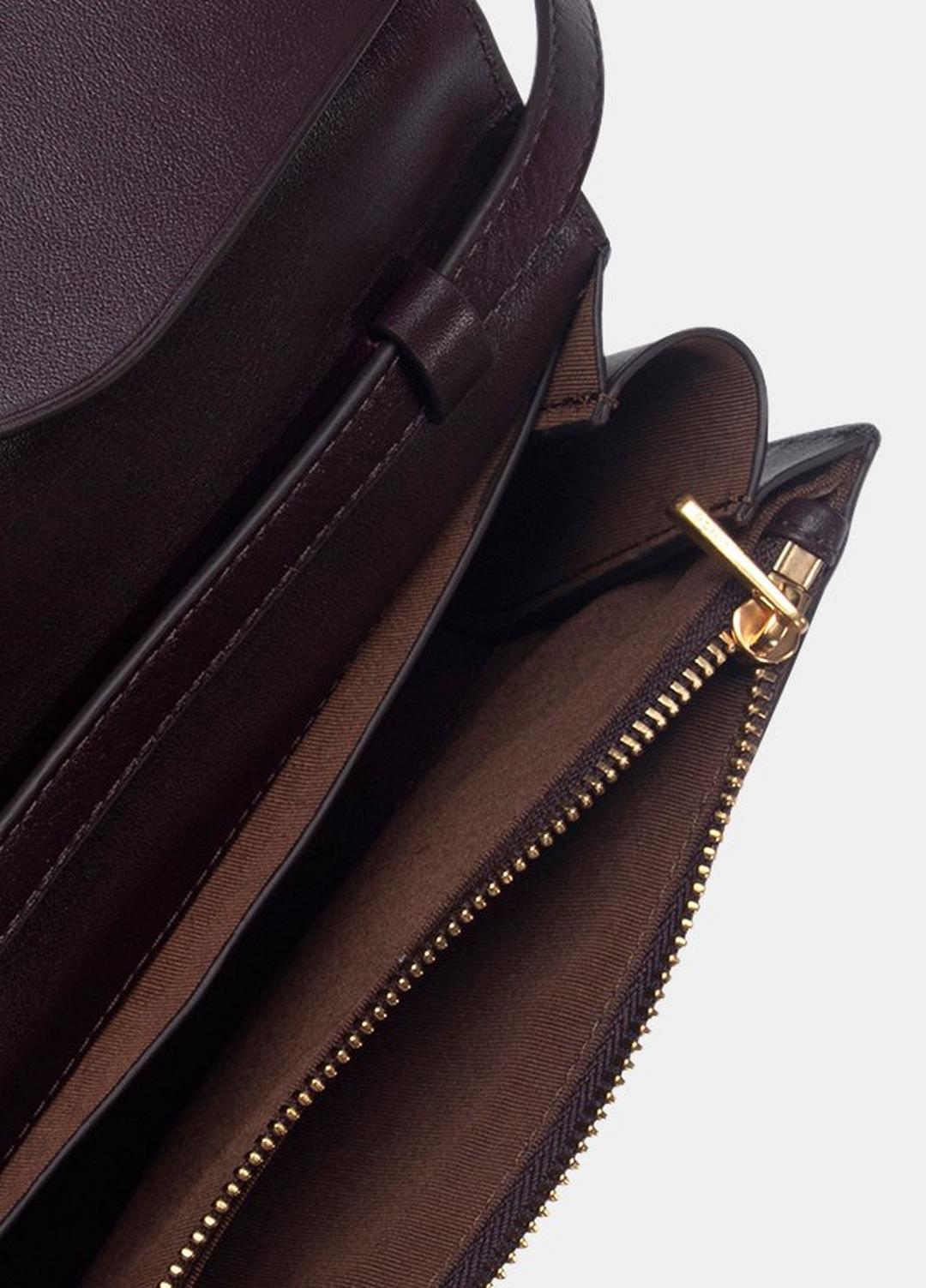 Leather Crossbody Wallet in Handbags FIG | VINCE Women