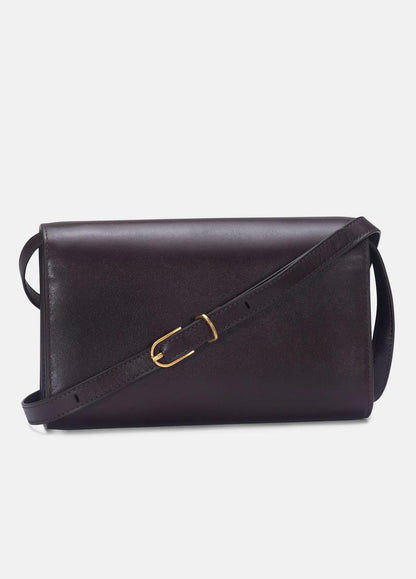 Leather Crossbody Wallet in Handbags FIG | VINCE Women