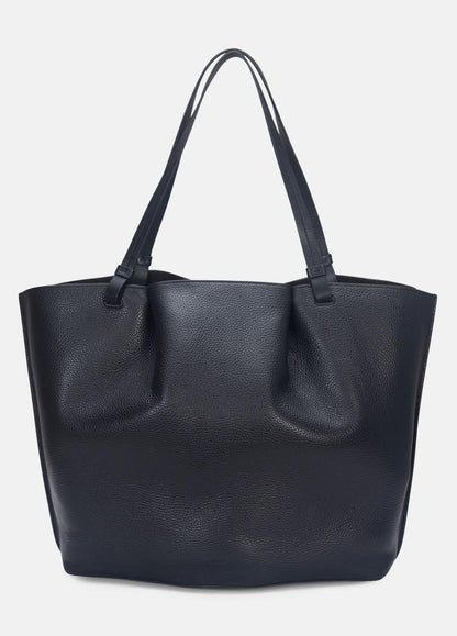 Ava Leather Tote in Handbags BLACK | VINCE Women