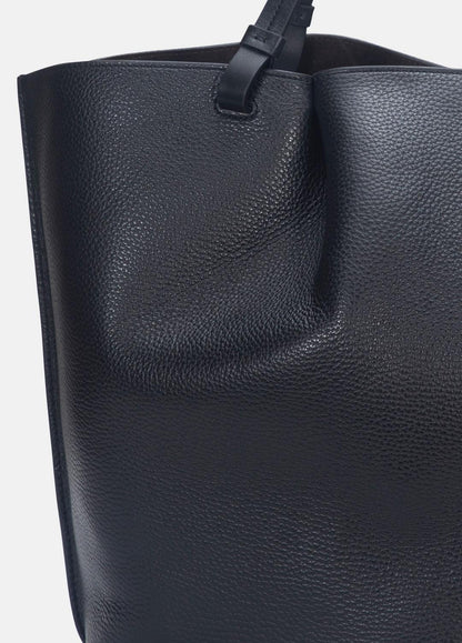 Ava Leather Tote in Handbags BLACK | VINCE Women