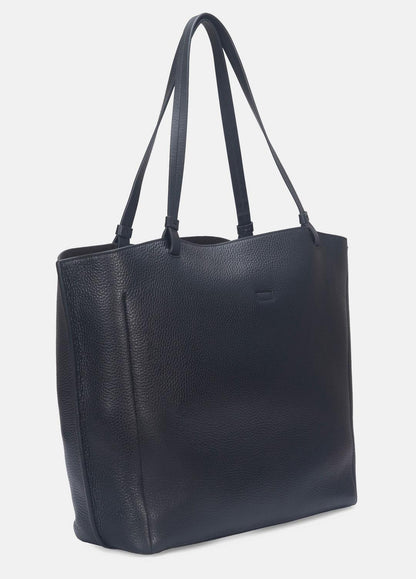 Ava Leather Tote in Handbags BLACK | VINCE Women