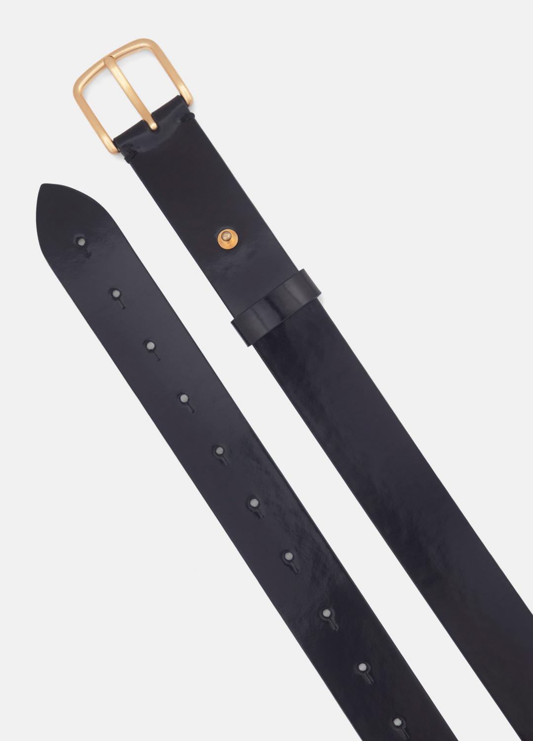 Women's 32mm Smooth Leather Belt in Belts BLACK | VINCE Women