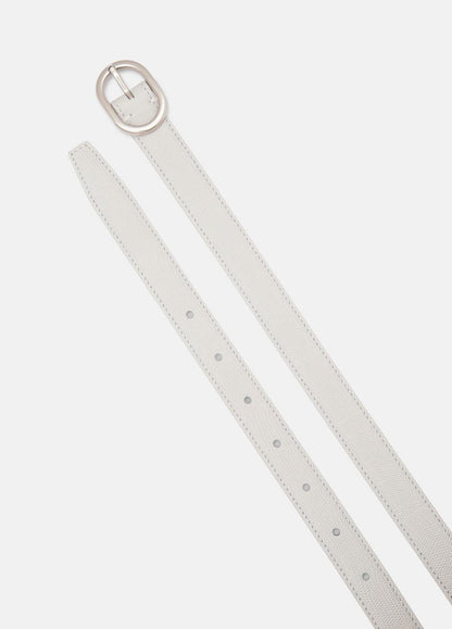 Women’s 20mm Stitched Lizard-Embossed Leather Belt in Belts HORCHATA | VINCE Women
