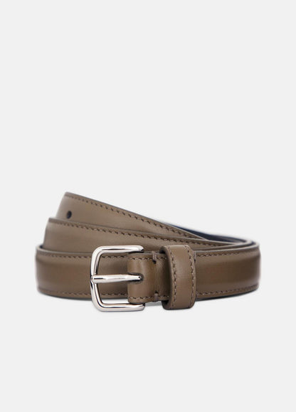 Women’s 20mm Stitched Leather Belt in Belts HAZEL VINE | VINCE Women
