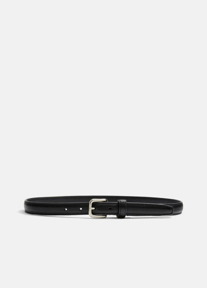 Women's Skinny Leather Belt in Accessories BLACK | VINCE Women