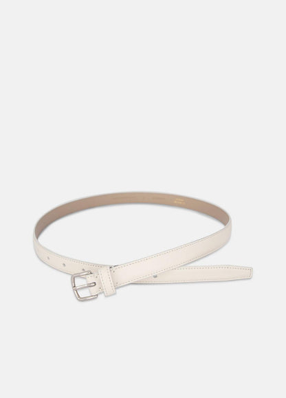 Women’s 20mm Stitched Leather Belt in Belts MILK | VINCE Women