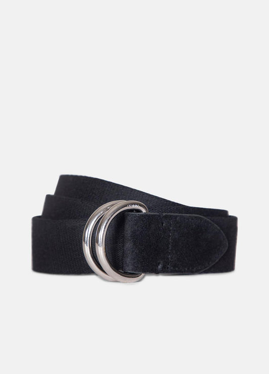 Women’s 30mm Webbing D-Ring Belt in Belts BLACK | VINCE Women