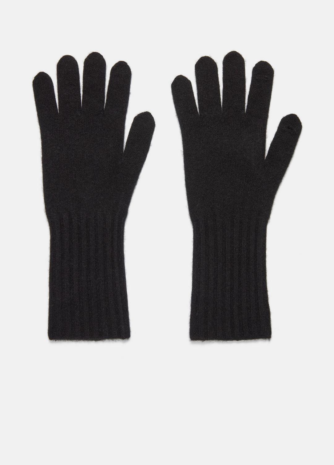 Plush Cashmere Gloves in Gloves BLACK | VINCE Women
