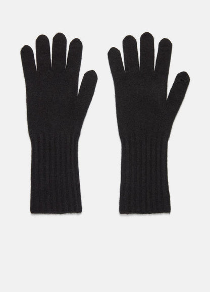 Plush Cashmere Gloves in Gloves BLACK | VINCE Women