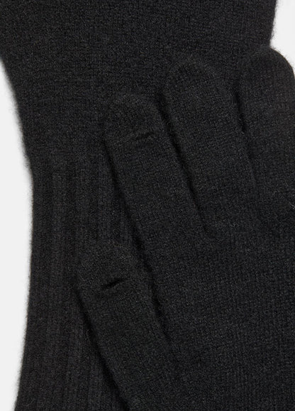 Plush Cashmere Gloves in Gloves BLACK | VINCE Women