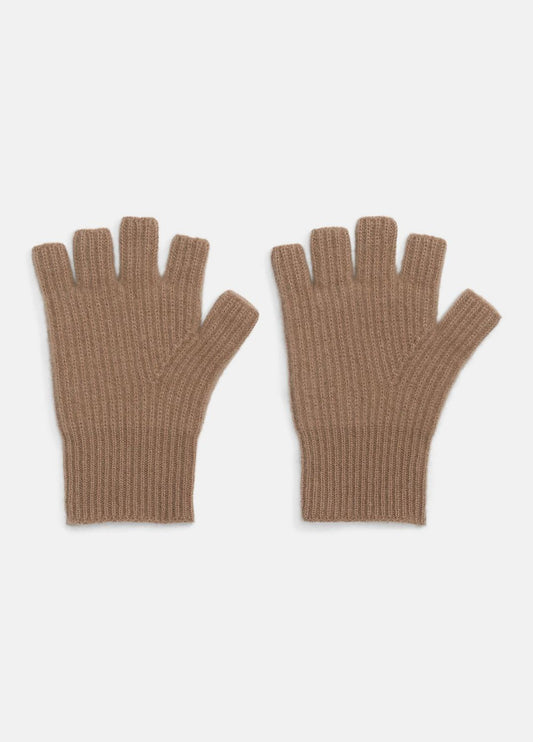 Plush Cashmere Rib-Knit Fingerless Glove in Gloves BISCOTTI | VINCE Women