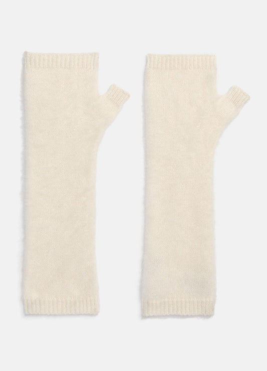 Brushed Cashmere Arm Warmers in Gloves IVORY | VINCE Women