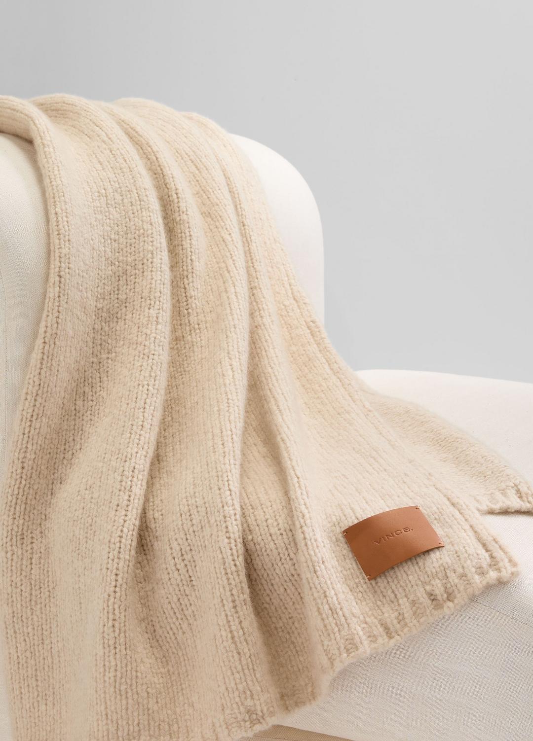 Cashmere-Silk Jersey Throw in Pillows & Blankets LACE | VINCE Women