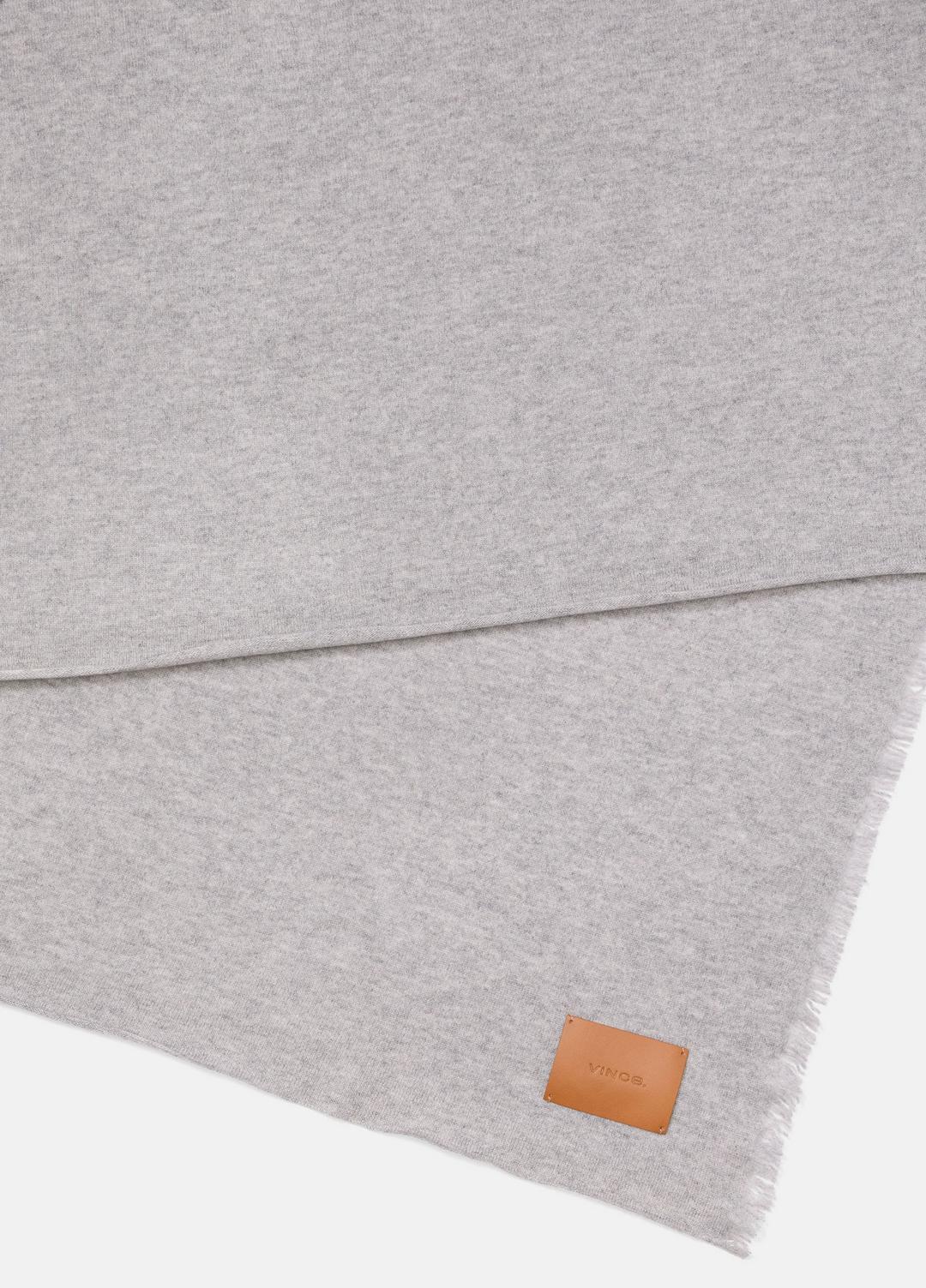 Cashmere Reverse Jersey Throw in Pillows & Blankets HEATHER GREY | VINCE Women
