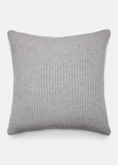 Wool and Cashmere Cardigan-Stitch Pillow in Pillows & Blankets HEATHER GREY | VINCE Women