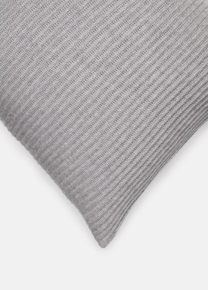 Wool and Cashmere Cardigan-Stitch Pillow in Pillows & Blankets HEATHER GREY | VINCE Women