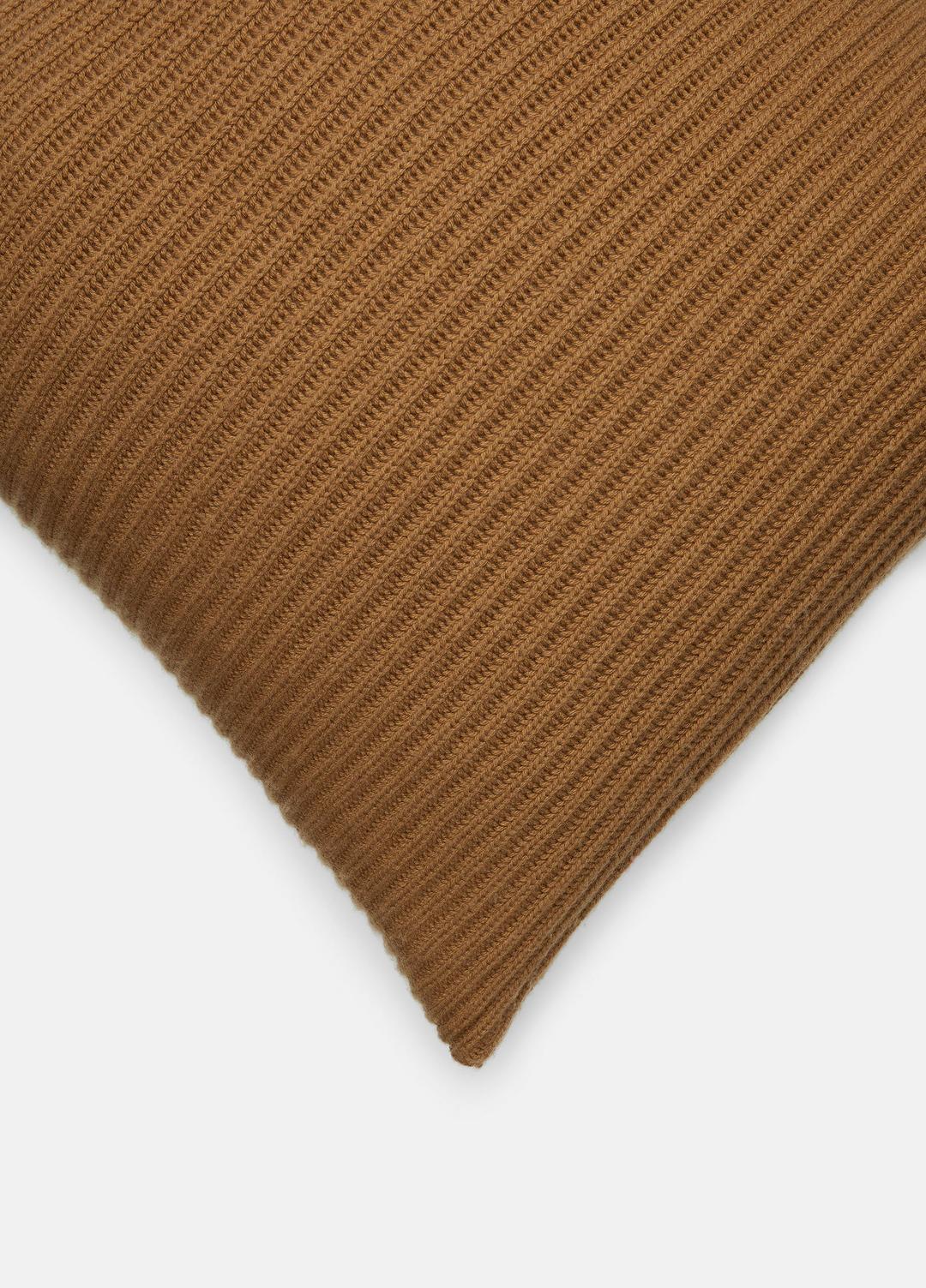 Wool and Cashmere Cardigan-Stitch Pillow in Pillows & Blankets MINK | VINCE Women
