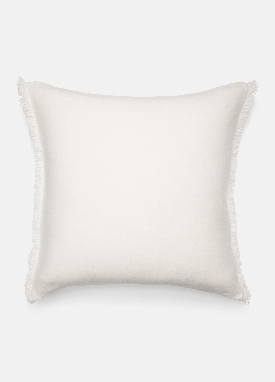 Cashmere Reverse Jersey Pillow in Pillows & Blankets BLANC | VINCE Women