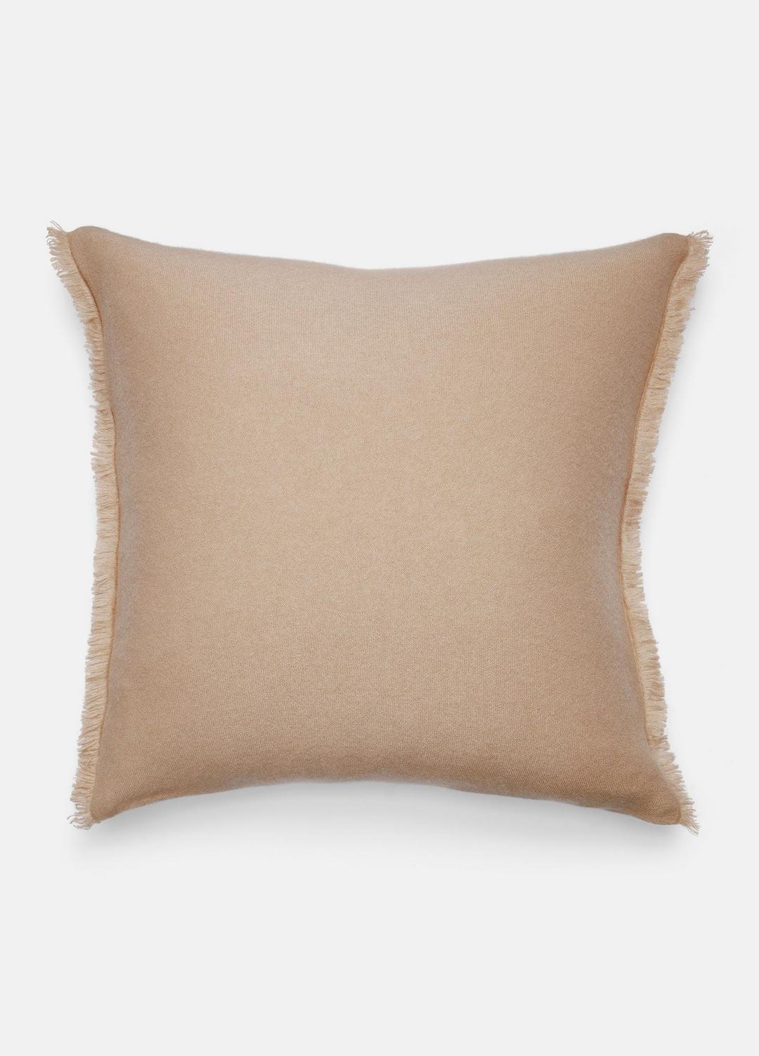 Cashmere Reverse Jersey Pillow in Pillows & Blankets CAMEL | VINCE Women