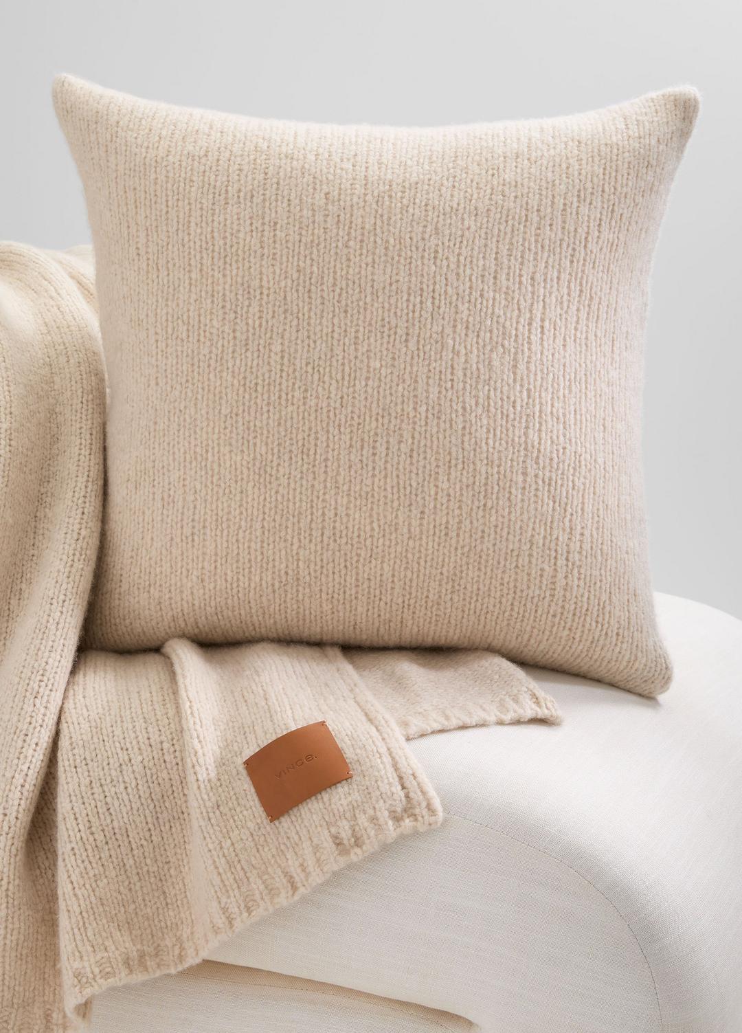 Cashmere-Silk Jersey Pillow in Pillows & Blankets LACE | VINCE Women