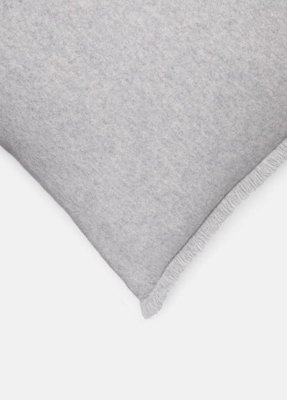 Cashmere Reverse Jersey Pillow in Pillows & Blankets HEATHER GREY | VINCE Women