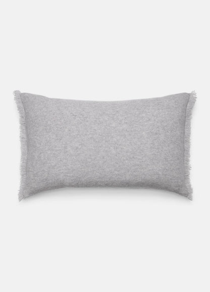 Cashmere Reverse Jersey Rectangle Pillow in Pillows & Blankets HEATHER GREY | VINCE Women
