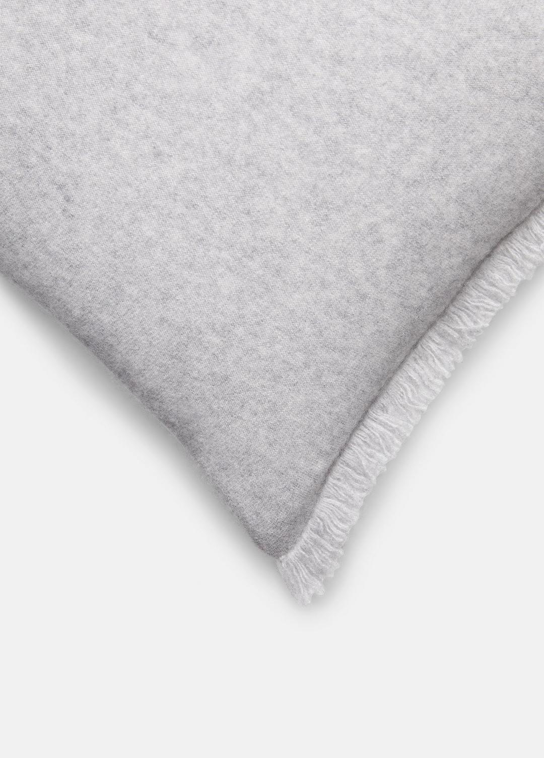 Cashmere Reverse Jersey Rectangle Pillow in Pillows & Blankets HEATHER GREY | VINCE Women