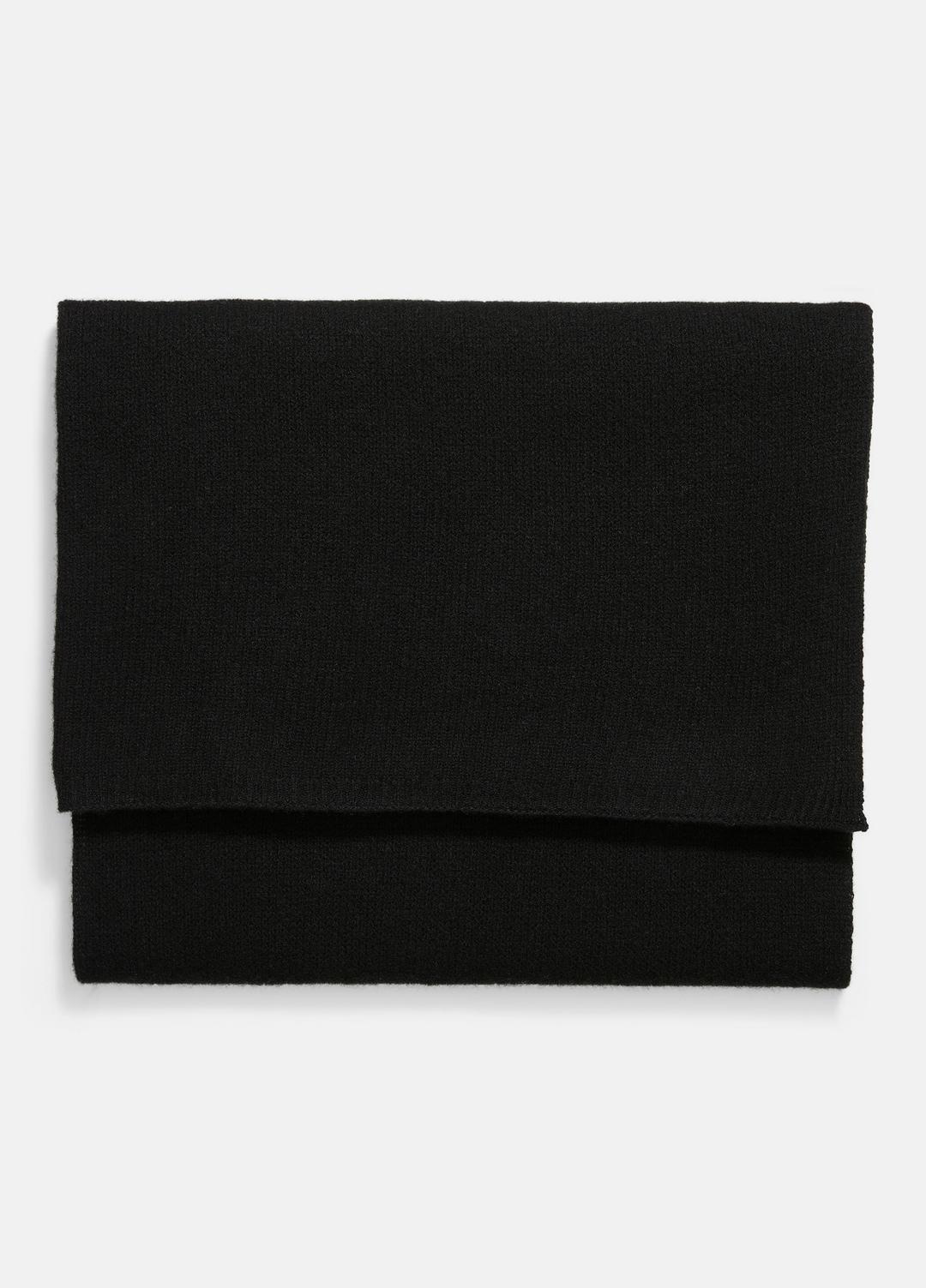 Featherweight Cashmere Travel Wrap in Accessories BLACK | VINCE Women