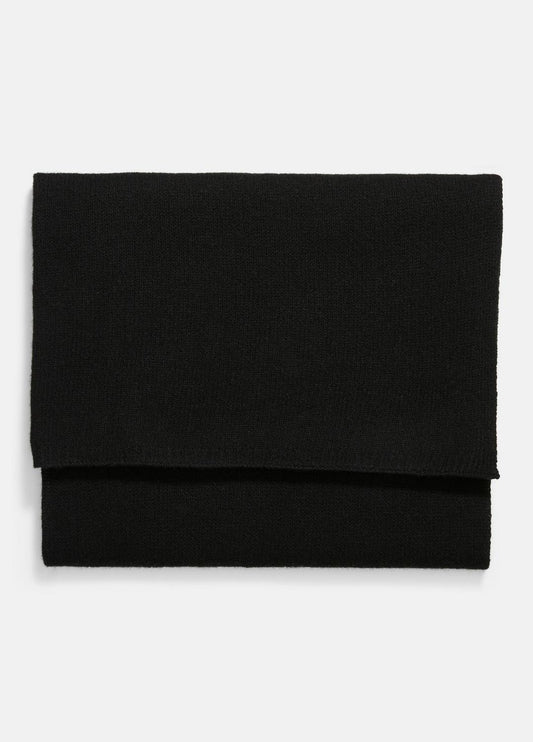 Featherweight Cashmere Travel Wrap in Accessories BLACK | VINCE Women