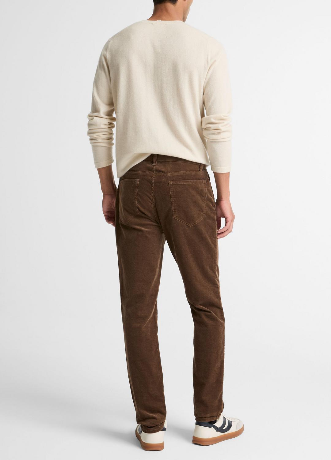 Dylan Slim 5-Pocket Stretch-Cotton Corduroy Pant in Trousers LIGHT MISSION | VINCE Men