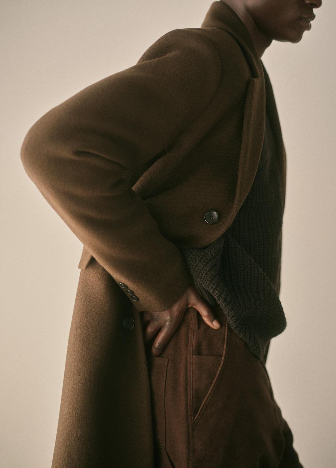 Utility Shaker Merino Wool Sweater in Crew Neck HEATHER MISSION | VINCE Men