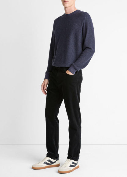 Dylan Slim 5-Pocket Stretch-Cotton Corduroy Pant in Trousers BLACK | VINCE Men