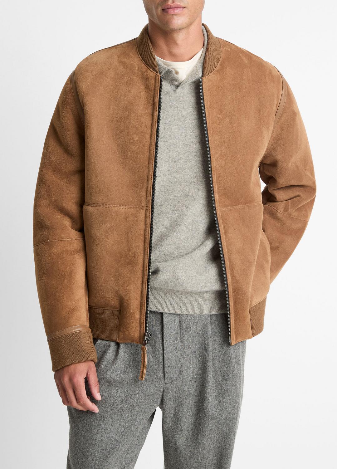 Shearling Bomber Jacket in Jackets HIGHLAND | VINCE Men