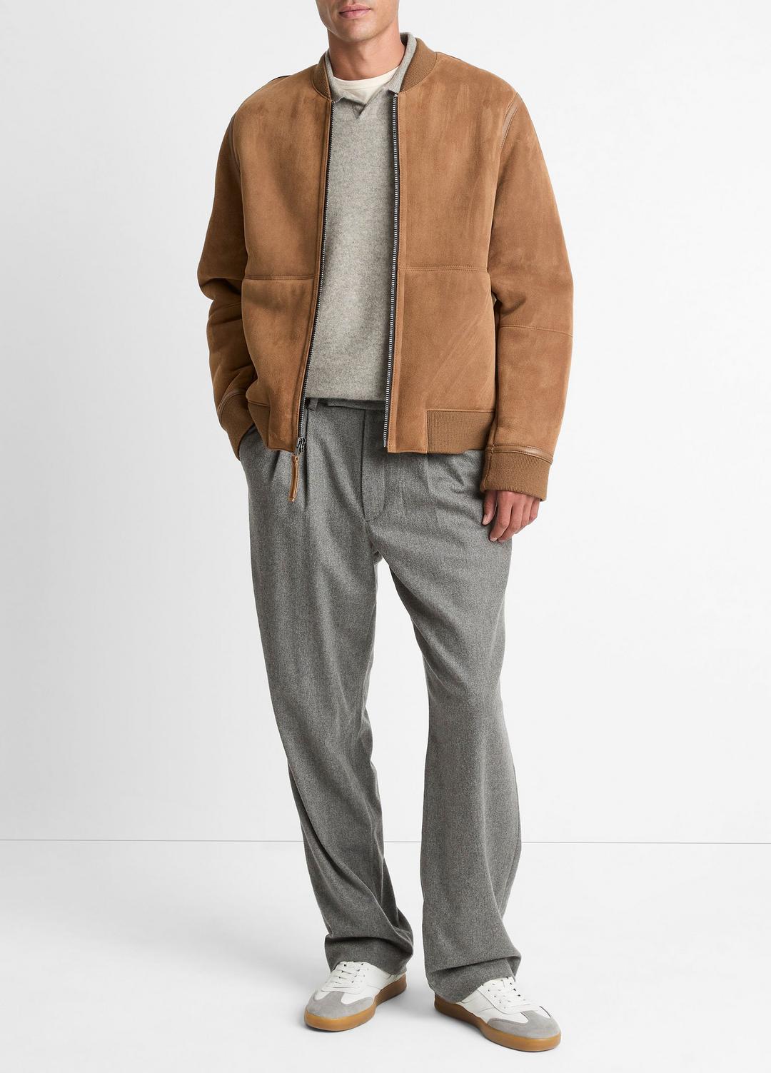 Shearling Bomber Jacket in Jackets HIGHLAND | VINCE Men